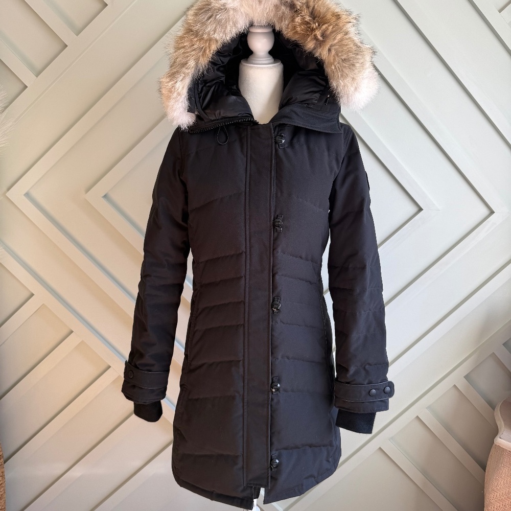 Canada Goose Women’s Lorette Heritage Parka Black Label Size M 2090LB